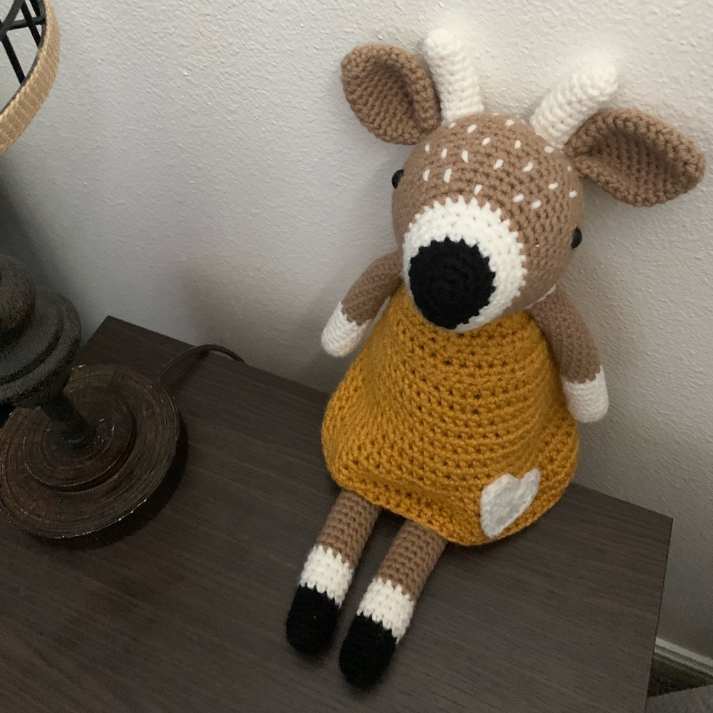 Amigurumi Handmade deer, baby toy